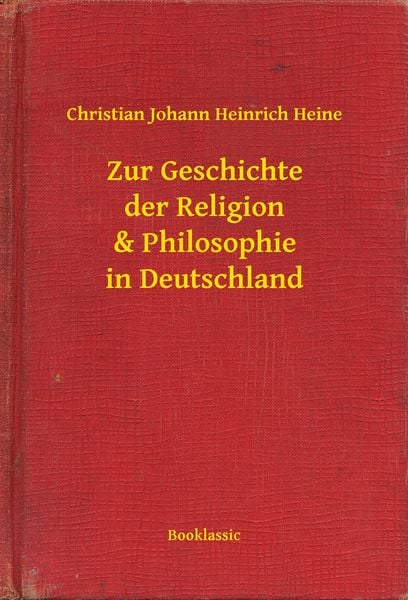 Produktbild: Zur Geschichte der Religion & Philosophie in Deutschland