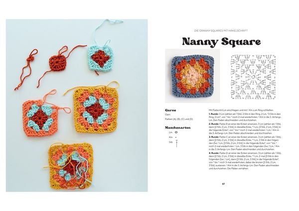 Produktbild: Poppige Granny Squares - echt kultig h&auml;keln