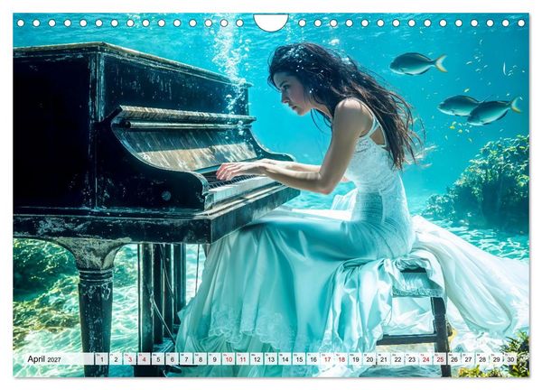 Produktbild: Trash The Dress - Brautshooting mit Action (Wandkalender 2027 DIN A4 quer), CALVENDO Monatskalender