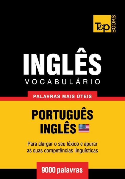 Produktbild: Vocabul&aacute;rio Portugu&ecirc;s-Ingl&ecirc;s americano - 9000 palavras