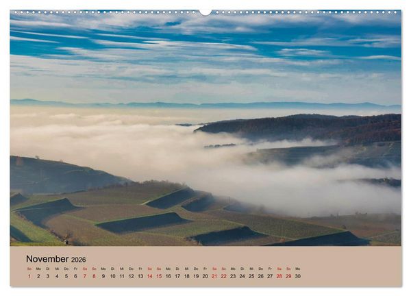 Produktbild: Kaiserstuhlblicke (Wandkalender 2026 DIN A2 quer), CALVENDO Monatskalender
