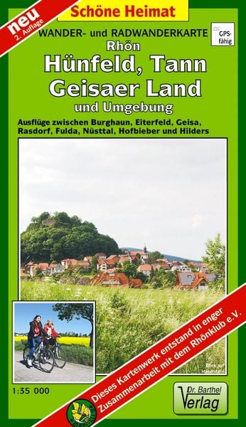 Produktbild: Wander- und Radwanderkarte Rh&ouml;n, H&uuml;hnfeld, Tann, Geisaer Land und Umgebung