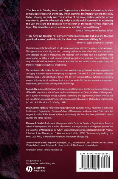 Produktbild: Reader in Gender, Work and Organization