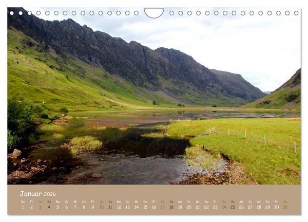 Produktbild: Schottische Highlands (Wandkalender 2026 DIN A4 quer), CALVENDO Monatskalender