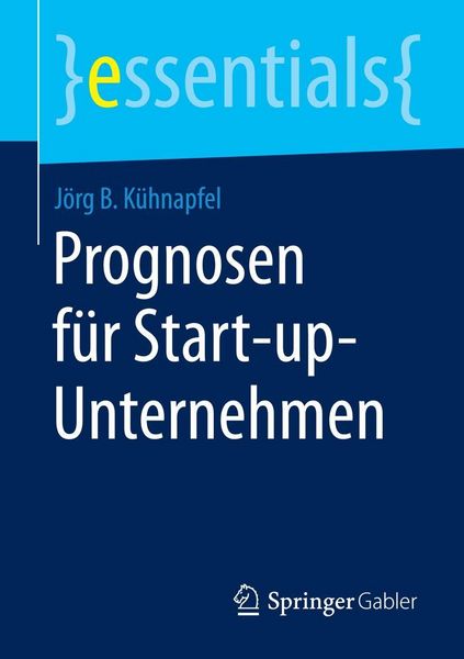 Produktbild: Prognosen f&uuml;r Start-up-Unternehmen