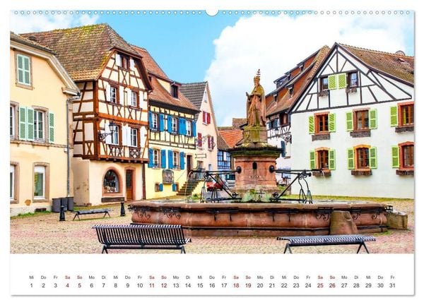 Produktbild: Eguisheim - M&auml;rchendorf im Elsass (Wandkalender 2026 DIN A2 quer), CALVENDO Monatskalender