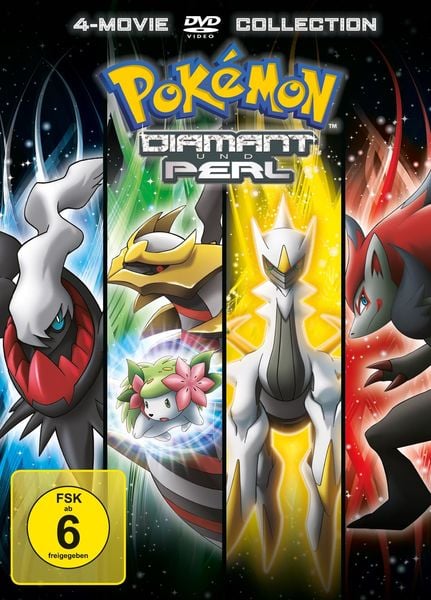 Produktbild: Pok&eacute;mon: Diamant und Perl - Movie Collection (4 Filme) [4 DVDs]