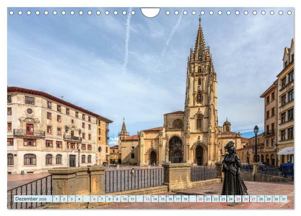 Produktbild: Nordspanien, wilde Atlantikk&uuml;ste und hohe Berge (Wandkalender 2026 DIN A4 quer), CALVENDO Monatskalender