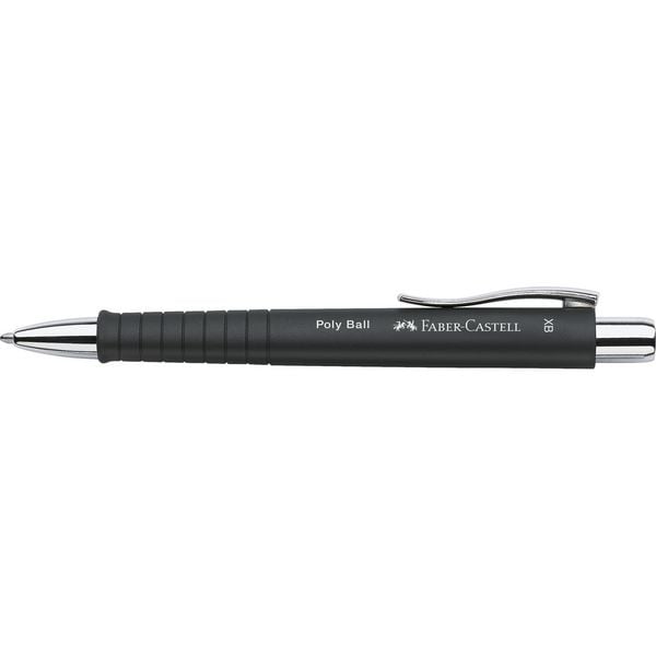 Produktbild: Faber-Castell Kugelschreiber Poly Ball XB schwarz