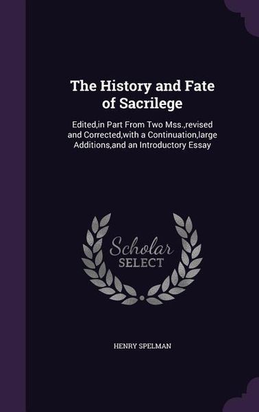 Produktbild: The History and Fate of Sacrilege