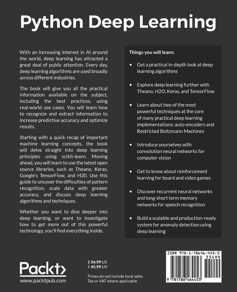 Produktbild: Python Deep Learning