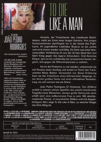 Produktbild: To die like a man (OmU)