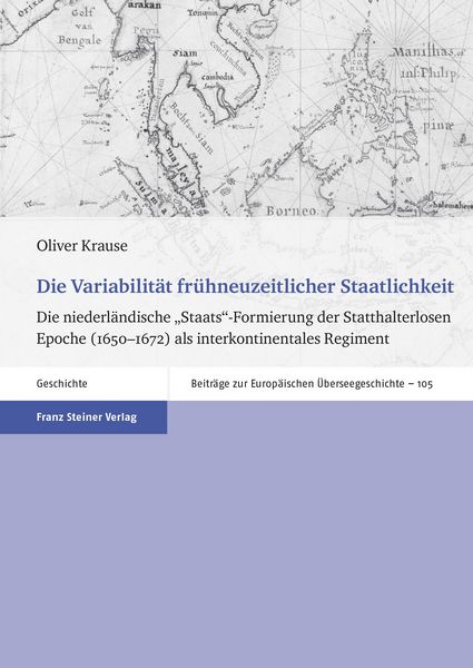 Produktbild: Die Variabilit&auml;t fr&uuml;hneuzeitlicher Staatlichkeit