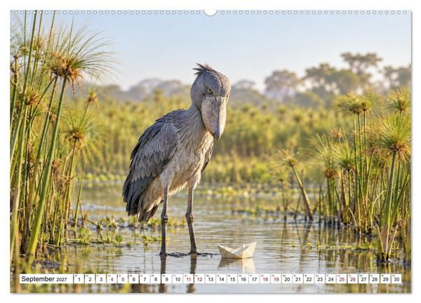 Produktbild: NICHT MEIN PROBLEM - Tiere mit Charakter (hochwertiger Premium Wandkalender 2027 DIN A2 quer), Kunstdruck in Hochglanz