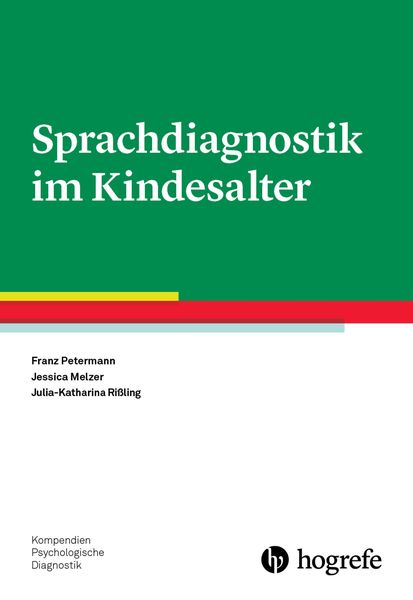 Produktbild: Sprachdiagnostik im Kindesalter