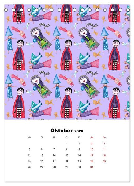 Produktbild: MUSTERMACKE (Tischkalender 2026 DIN A5 hoch), CALVENDO Monatskalender
