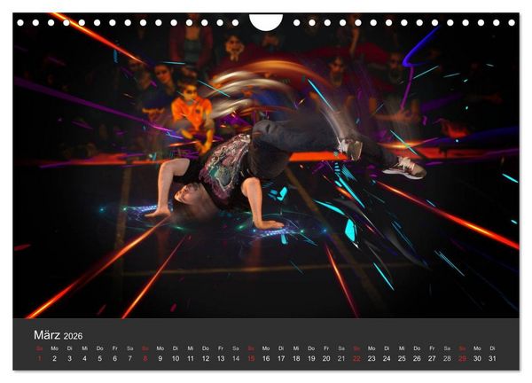 Produktbild: Break Dance B-boys & B-girls (Wandkalender 2026 DIN A4 quer), CALVENDO Monatskalender
