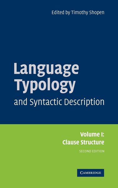 Produktbild: Language Typology and Syntactic Description