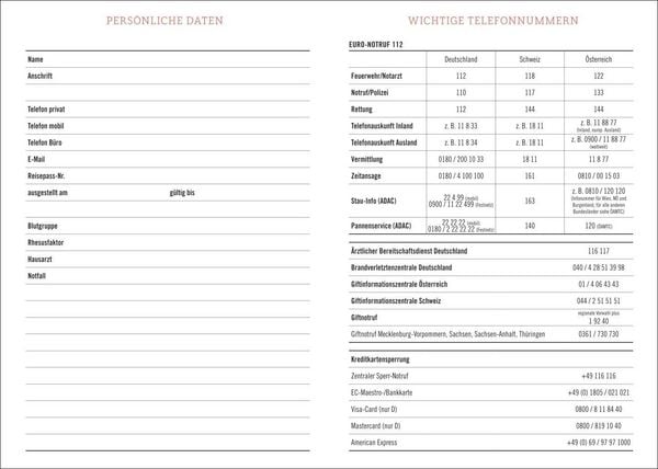 Produktbild: Tages-Kalenderbuch A6, schwarz 2027