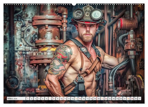 Produktbild: Feuerwehrm&auml;nner (hochwertiger Premium Wandkalender 2026 DIN A2 quer), Kunstdruck in Hochglanz