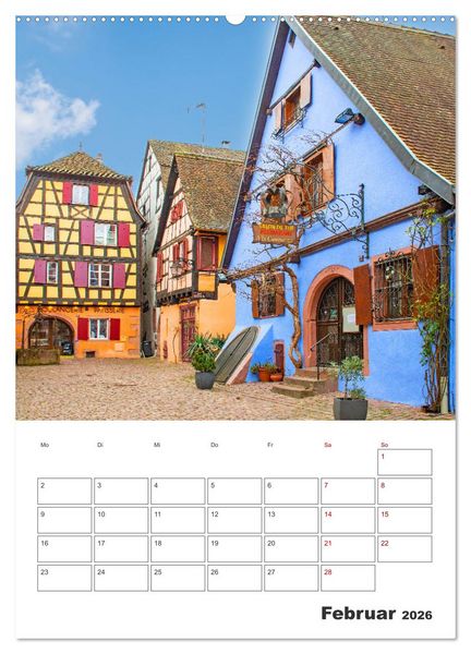 Produktbild: Riquewihr - Urlaubsplaner (hochwertiger Premium Wandkalender 2026 DIN A2 hoch), Kunstdruck in Hochglanz