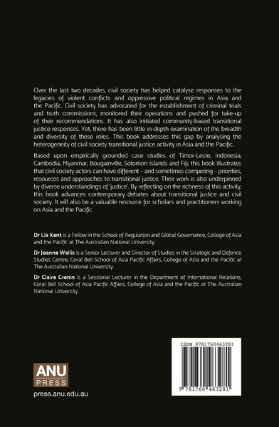 Produktbild: Civil Society and Transitional Justice in Asia and the Pacific