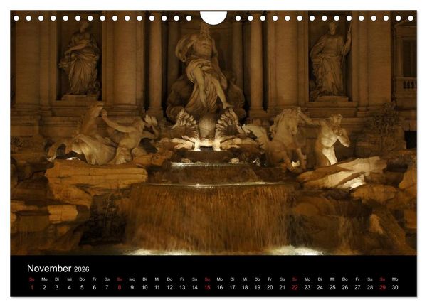 Produktbild: Vade mecum Romam - Geh mit mir nach Rom (Wandkalender 2026 DIN A4 quer), CALVENDO Monatskalender