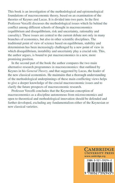 Produktbild: Methodological Foundations of Macroeconomics