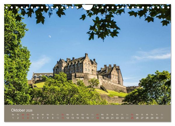 Produktbild: Historisches Schottland (Wandkalender 2026 DIN A4 quer), CALVENDO Monatskalender