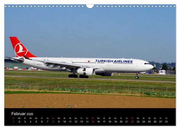 Produktbild: Giganten der L&uuml;fte am Airport Stuttgart (Wandkalender 2026 DIN A3 quer), CALVENDO Monatskalender