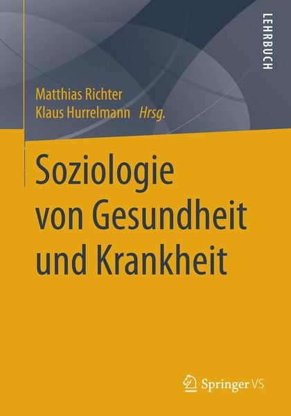 Produktbild: Soziologie von Gesundheit und Krankheit