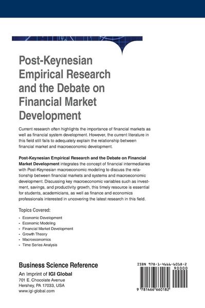 Produktbild: Post-Keynesian Empirical Research and the Debate on Financial Market Development