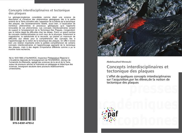 Produktbild: Concepts interdisciplinaires et tectonique des plaques