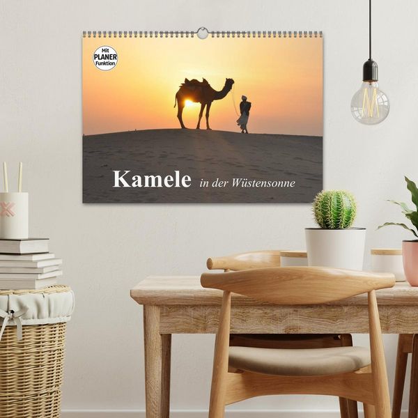Produktbild: Kamele in der W&uuml;stensonne (Wandkalender 2026 DIN A3 quer), CALVENDO Monatskalender