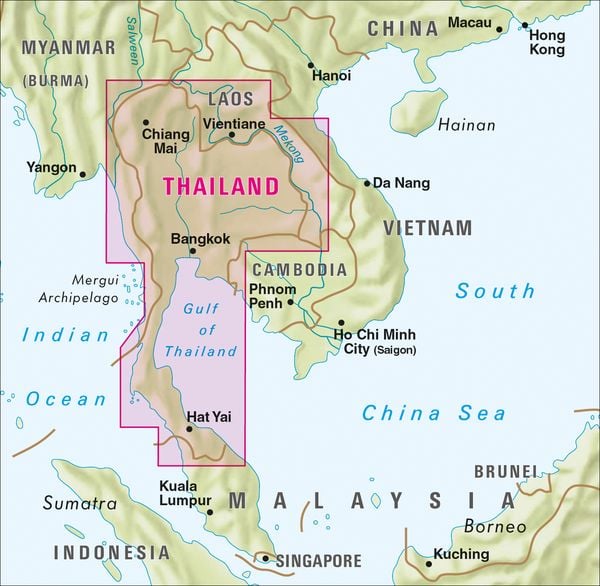 Produktbild: Nelles Map Thailand