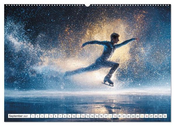 Produktbild: Winterwelten (hochwertiger Premium Wandkalender 2027 DIN A2 quer), Kunstdruck in Hochglanz