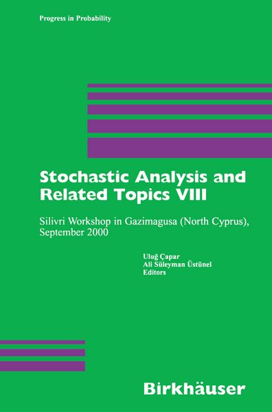 Produktbild: Stochastic Analysis and Related Topics VIII