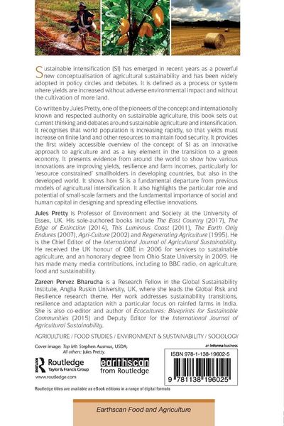 Produktbild: Sustainable Intensification of Agriculture