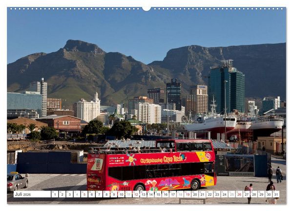 Produktbild: S&uuml;dafrika - Kapstadt (hochwertiger Premium Wandkalender 2026 DIN A2 quer), Kunstdruck in Hochglanz