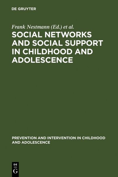 Produktbild: Social Networks and Social Support in Childhood and Adolescence