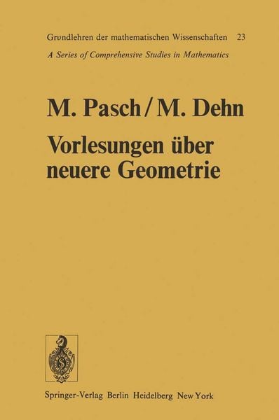 Produktbild: Vorlesungen &uuml;ber die neuere Geometrie