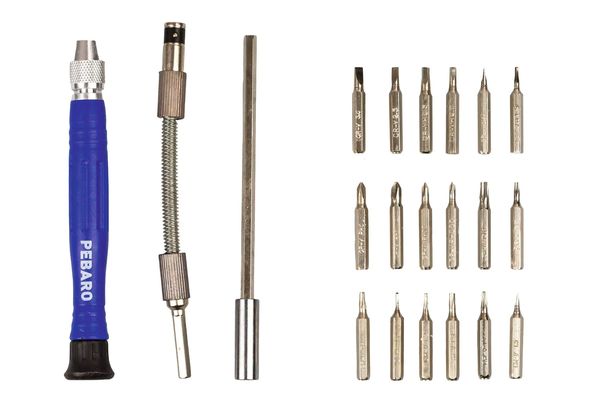 Produktbild: PEBARO MBS18 - Flexo-Schraubendreher mit 18 Mini-Bits, 21-teilig