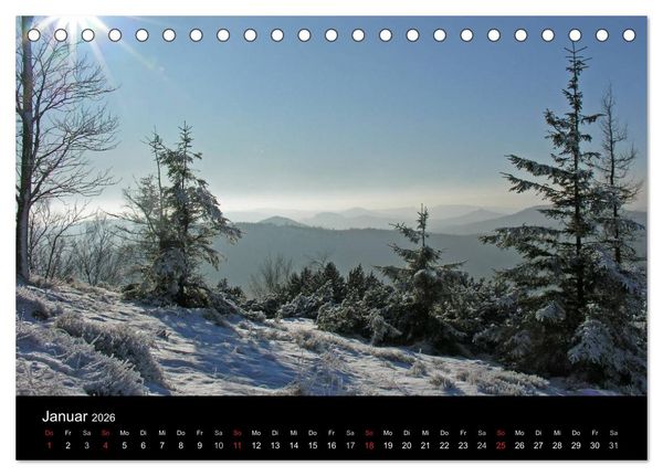 Produktbild: Mein liebes Lausitzer Gebirge (Tischkalender 2026 DIN A5 quer), CALVENDO Monatskalender