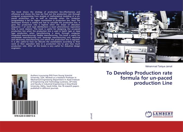 Produktbild: To Develop Production rate formula for un-paced production Line