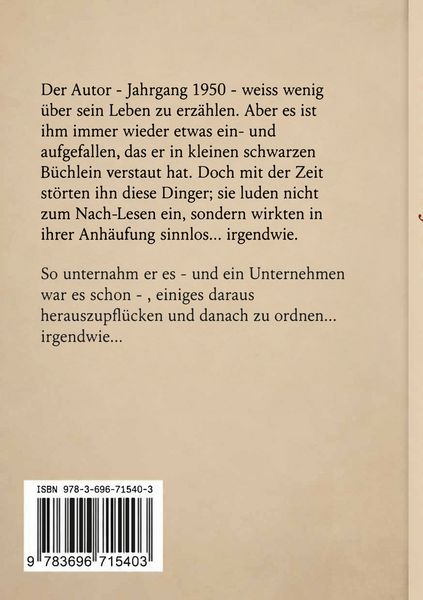 Produktbild: Notizen aus 50 Jahren