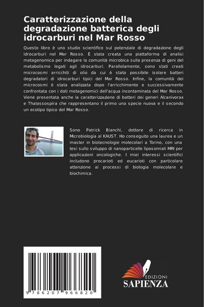Produktbild: Caratterizzazione della degradazione batterica degli idrocarburi nel Mar Rosso