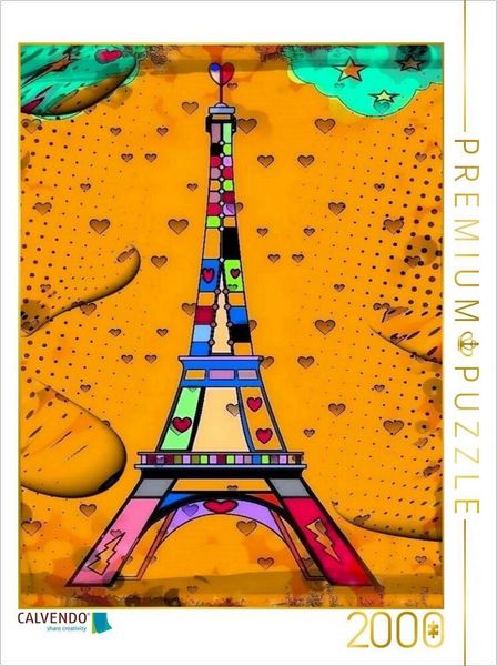 CALVENDO Puzzle Paris | 2000 Teile Lege-Größe 90x67cm Foto-Puzzle für glückliche Stunden