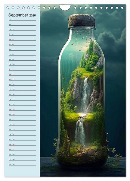 Produktbild: Voll die Flasche (Wandkalender 2026 DIN A4 hoch), CALVENDO Monatskalender