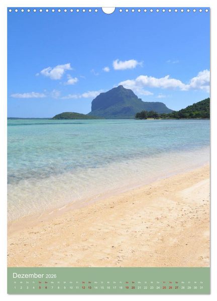 Produktbild: Erlebe mit mir das Inselparadies Mauritius (Wandkalender 2026 DIN A3 hoch), CALVENDO Monatskalender