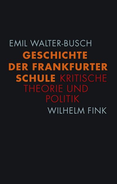 Produktbild: Geschichte der Frankfurter Schule